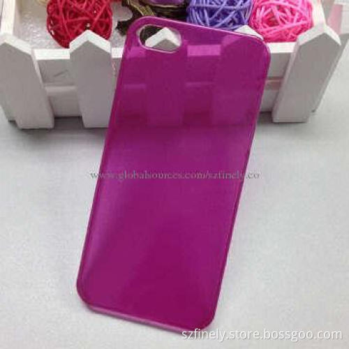 PC case for iPhone 5/5S, glitter gradient effect, cool and fashionable